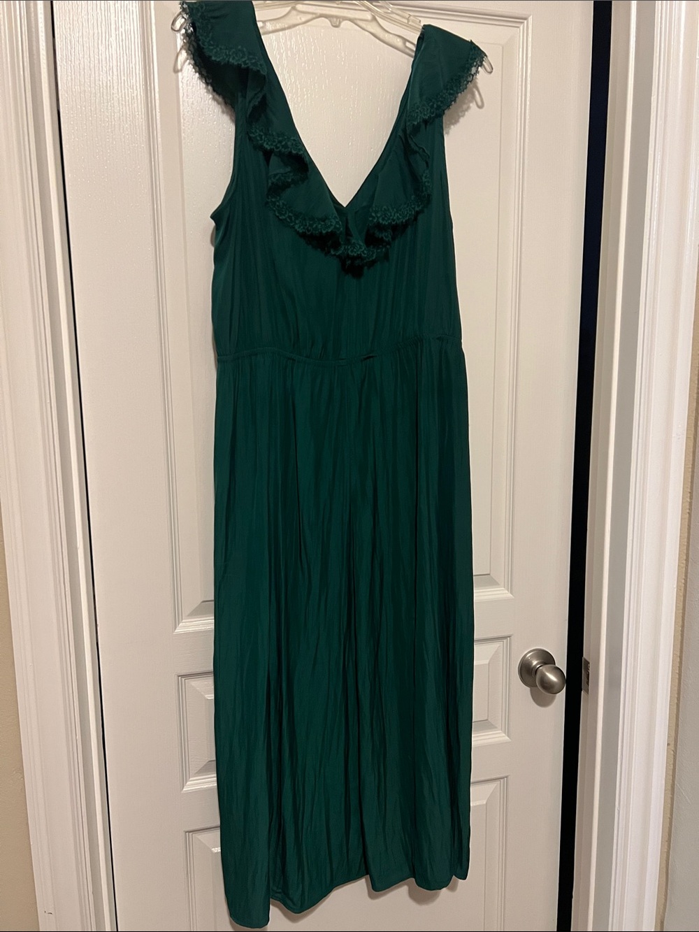 NWT Universal Thread Women's Sleeveless Ruffle Lace Midi A-Line Dress- XL - Picture 11 of 12